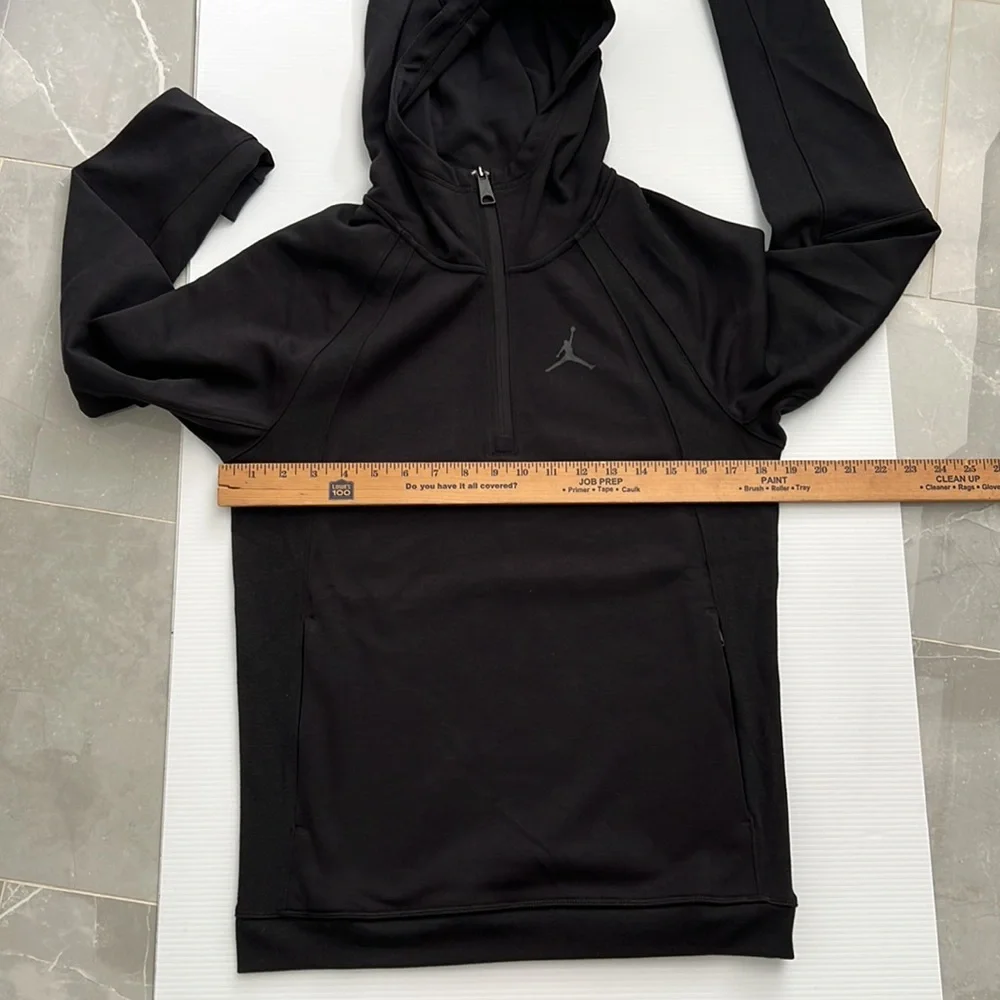 Jordan Men's Dri-FIT Sport Statement Air Fleece Pullover Hoodie-Black